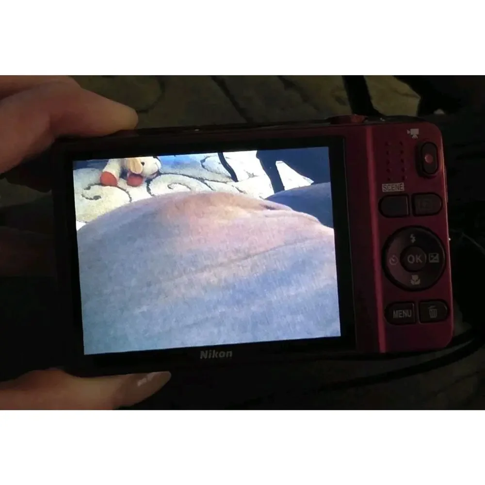Nikon COOLPIX S6500 Red Compact Digital Camera 12x Zoom 16MP HDMI Tested Works